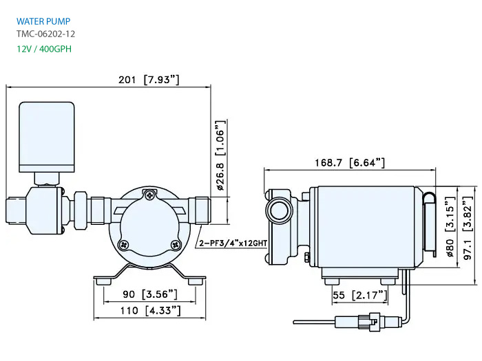 자동 수압유지 물펌프 (12V)