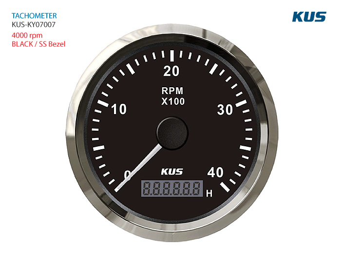 타코메타 블랙 SS 베젤 4000rpm